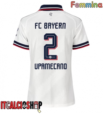 Bayern Munich Dayot Upamecano #2 Seconda Maglia Femmina 2026-27 Manica Corta